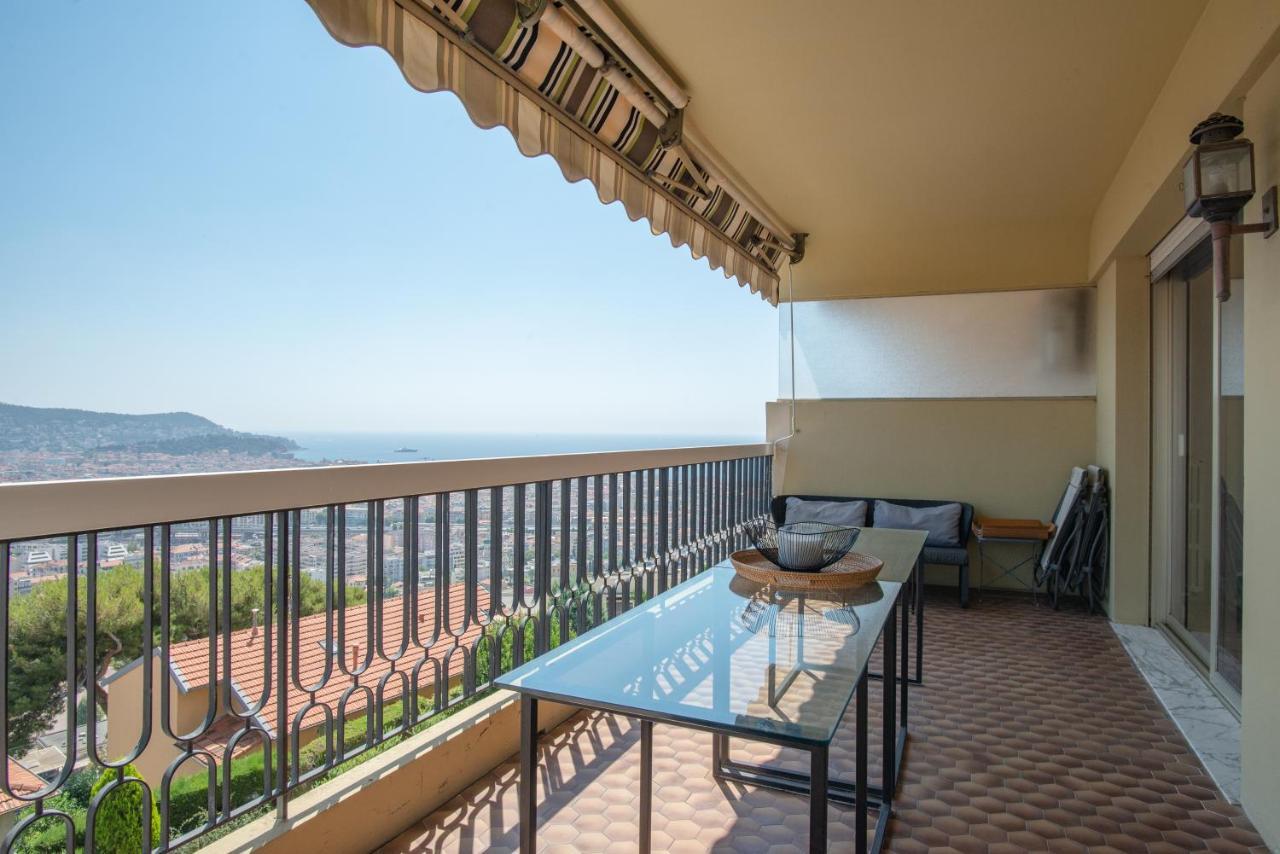 3 Pieces Vue Mer Et Piscine Quartier Parc Imperial Νίκαια Εξωτερικό φωτογραφία