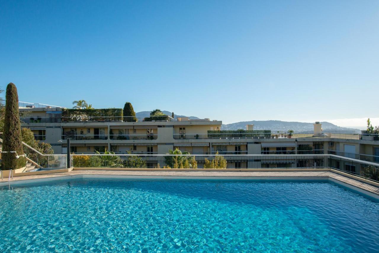 3 Pieces Vue Mer Et Piscine Quartier Parc Imperial Νίκαια Εξωτερικό φωτογραφία
